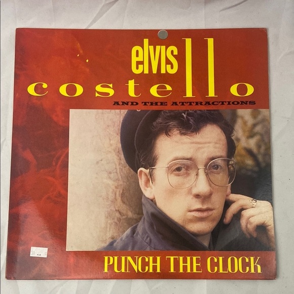 Elvis Costello And The Attractions Punch The Clock Vinyl Record LP CBS 1983 - Picture 1 of 6